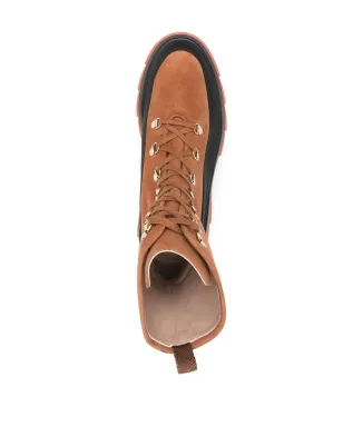 Stuart Weitzman チャンキー レースアップ スエード ブーツ - サムネイル4