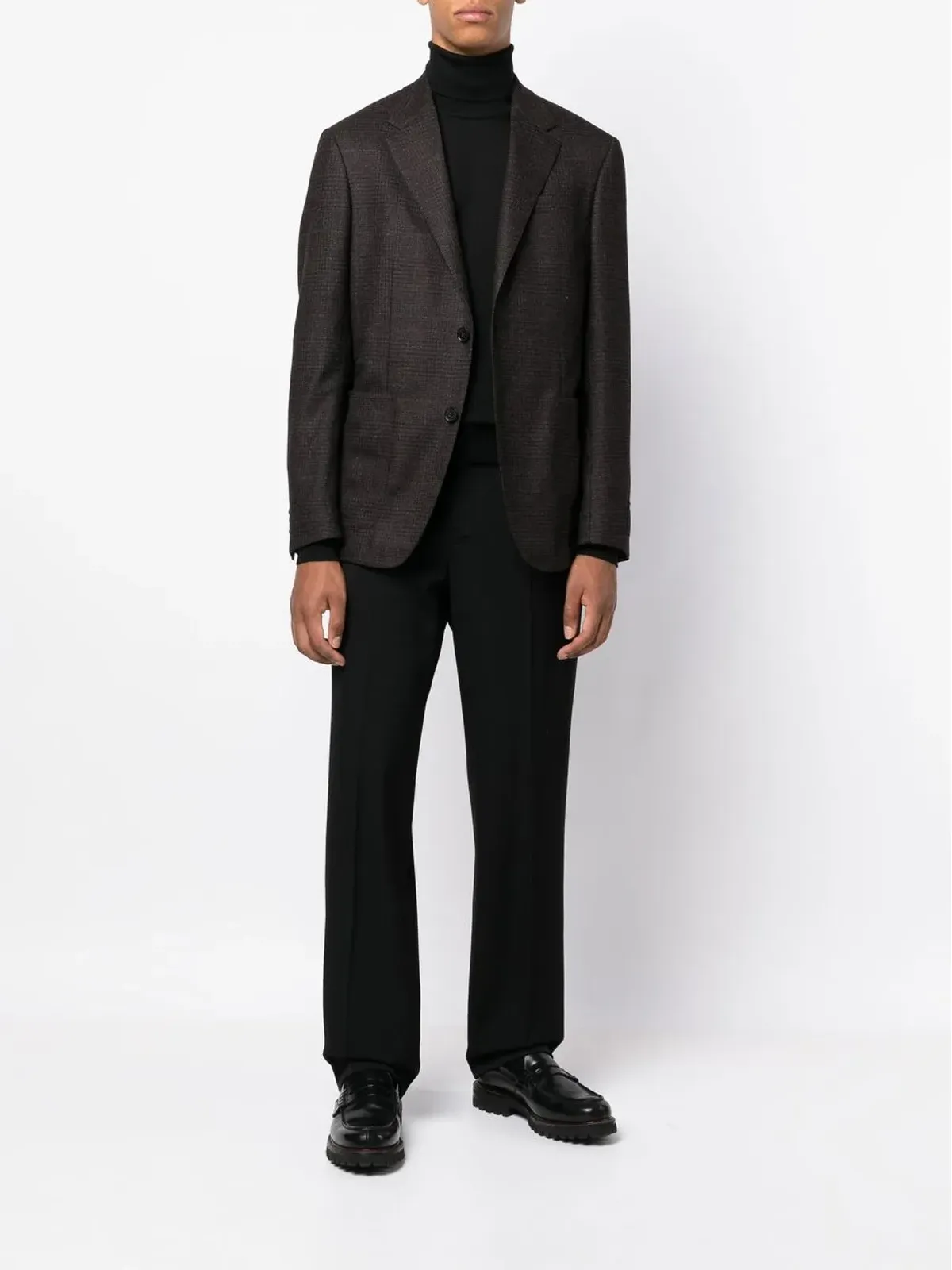 Zegna ロールネックニットセーター - 画像2