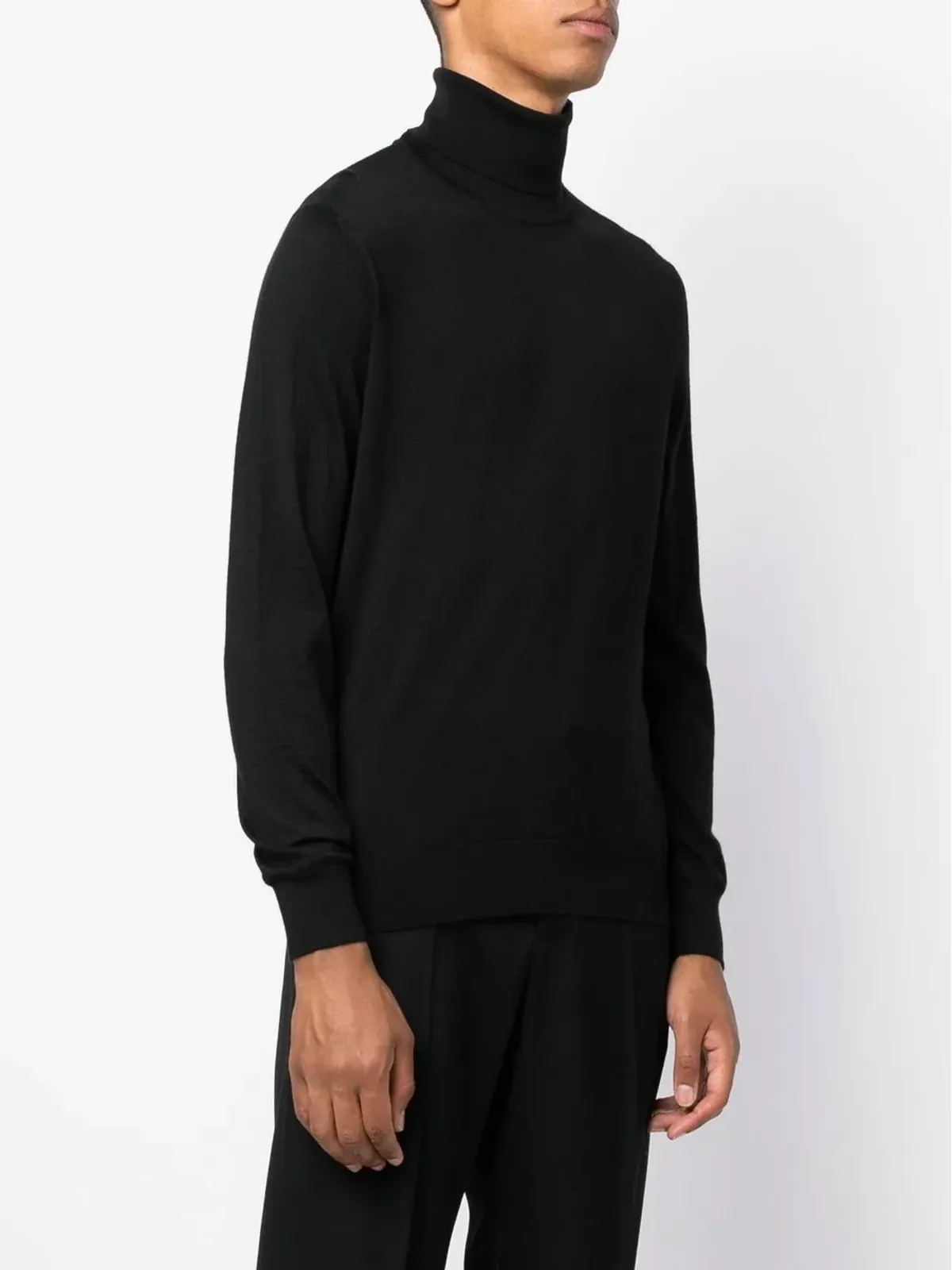 Zegna ロールネックニットセーター - 画像3