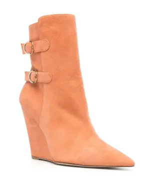 Stuart Weitzman バックル留め付きスエードブーツ - サムネイル2