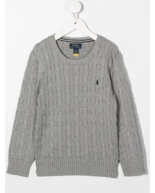 POLO RALPH LAUREN KIDS ケーブルニット クルーネック ジャンパー - サムネイル1