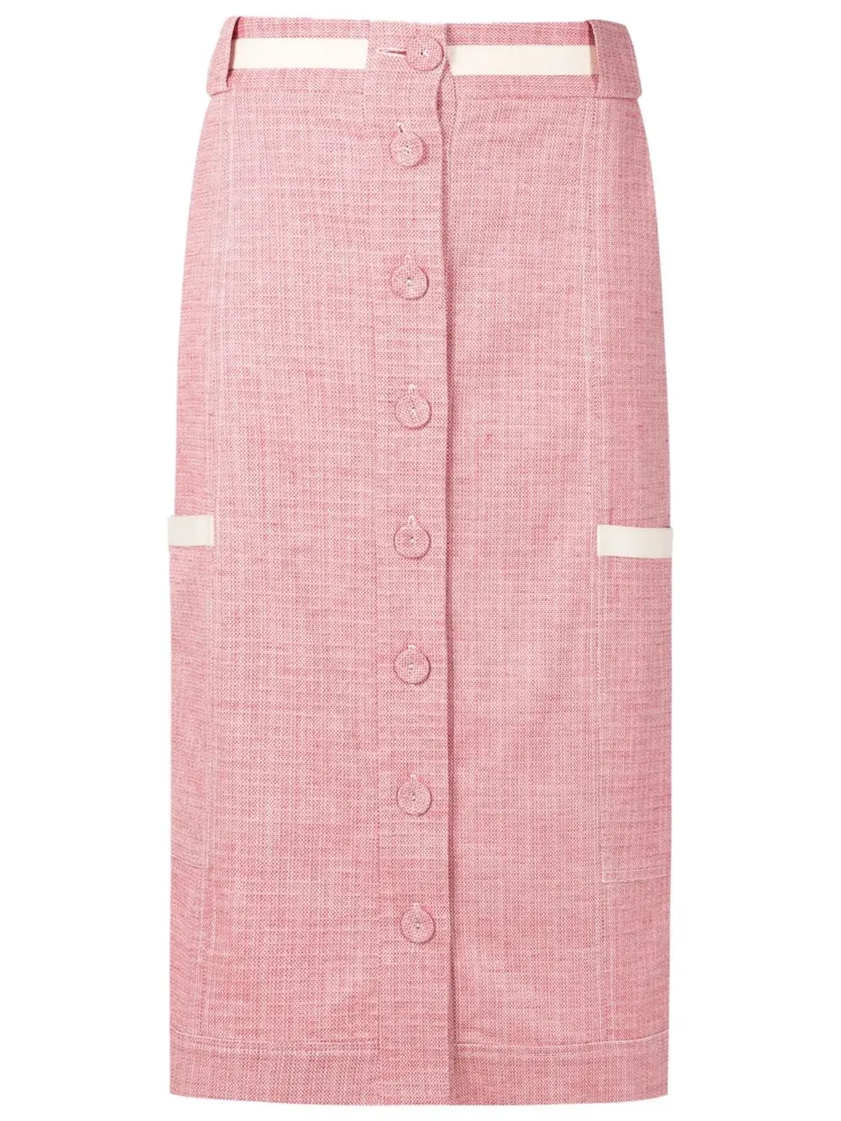 Alcaçuz ボタンアップ ハイウエストスカート - 画像1