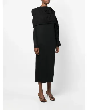 Yohji Yamamoto ウールとコットンのドレス - サムネイル3