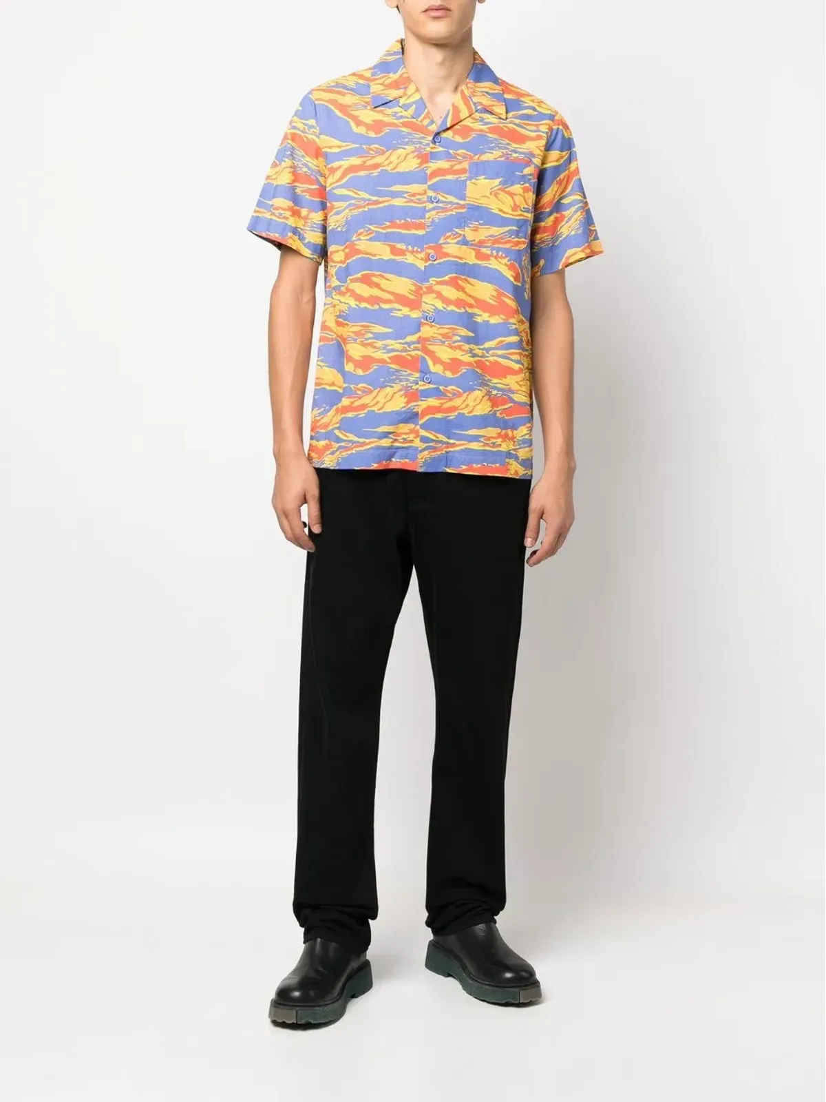 Maharishi グラフィックプリント キャンプカラーシャツ - 画像2