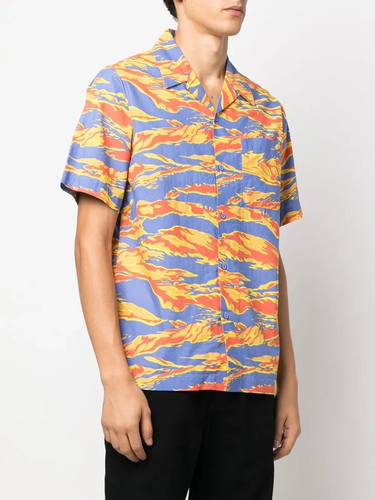 Maharishi グラフィックプリント キャンプカラーシャツ - 画像3