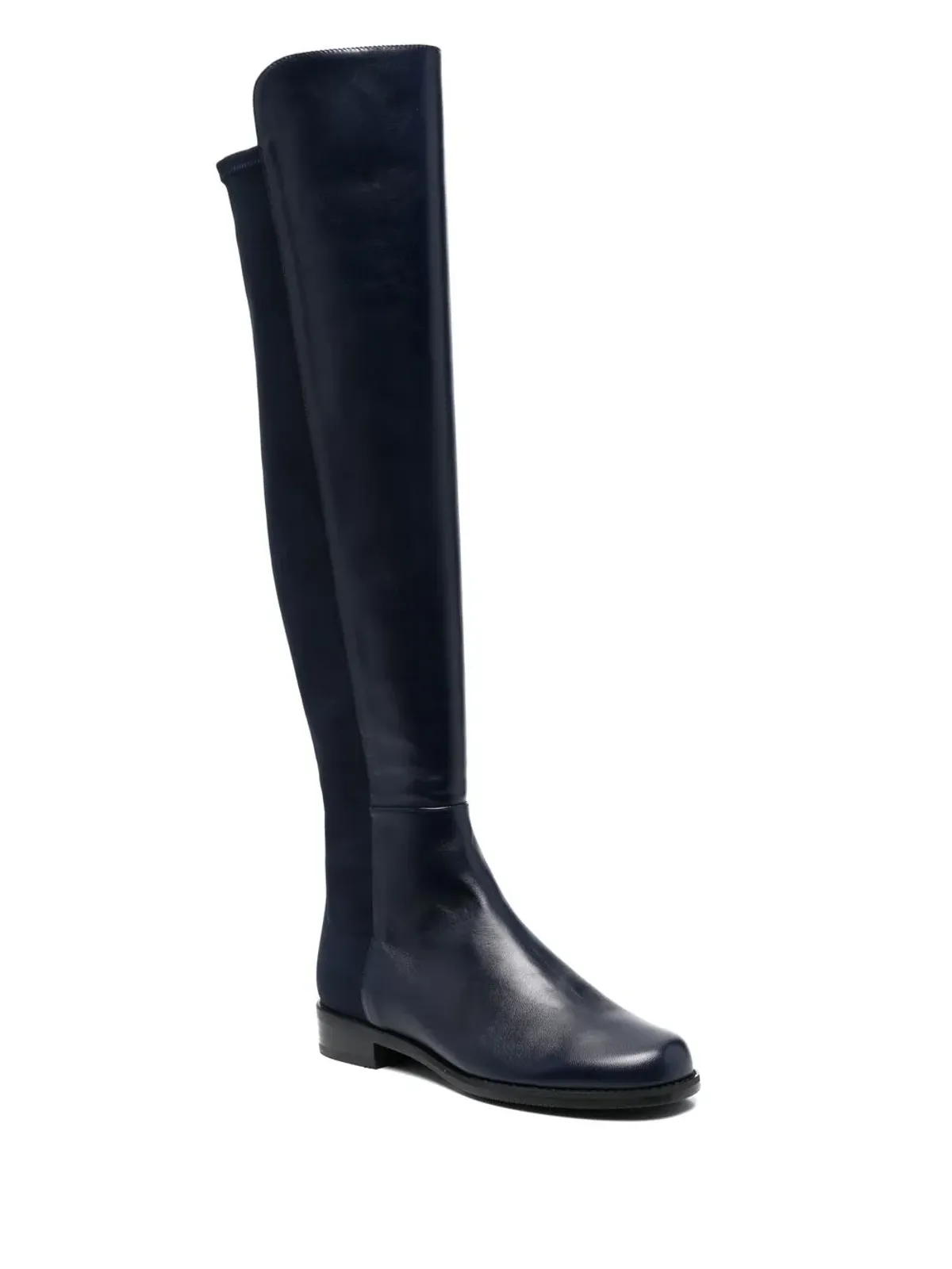 Stuart Weitzman パネルドレザー膝丈ブーツ - 画像2