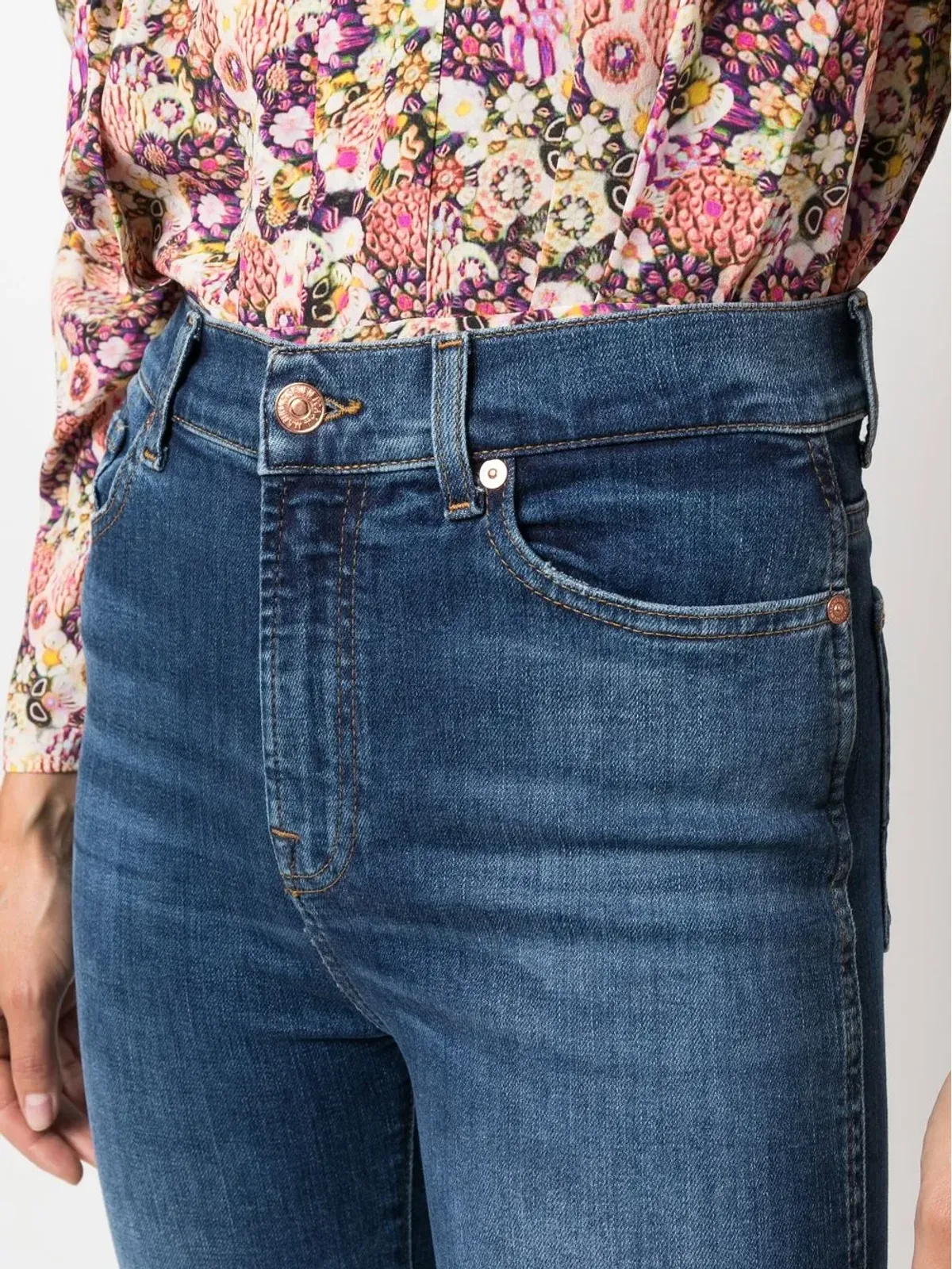 7 For All Mankind クロップドデニムジーンズ - 画像5