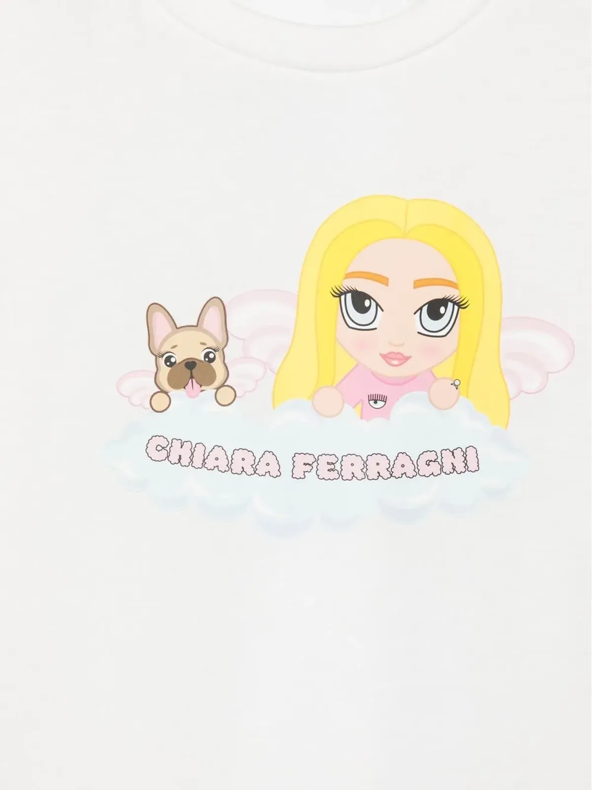 Chiara Ferragni Kids グラフィックプリント クルーネックTシャツ - 画像3