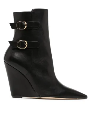 Stuart Weitzman ポインテッドトゥ ウェッジブーツ - サムネイル1