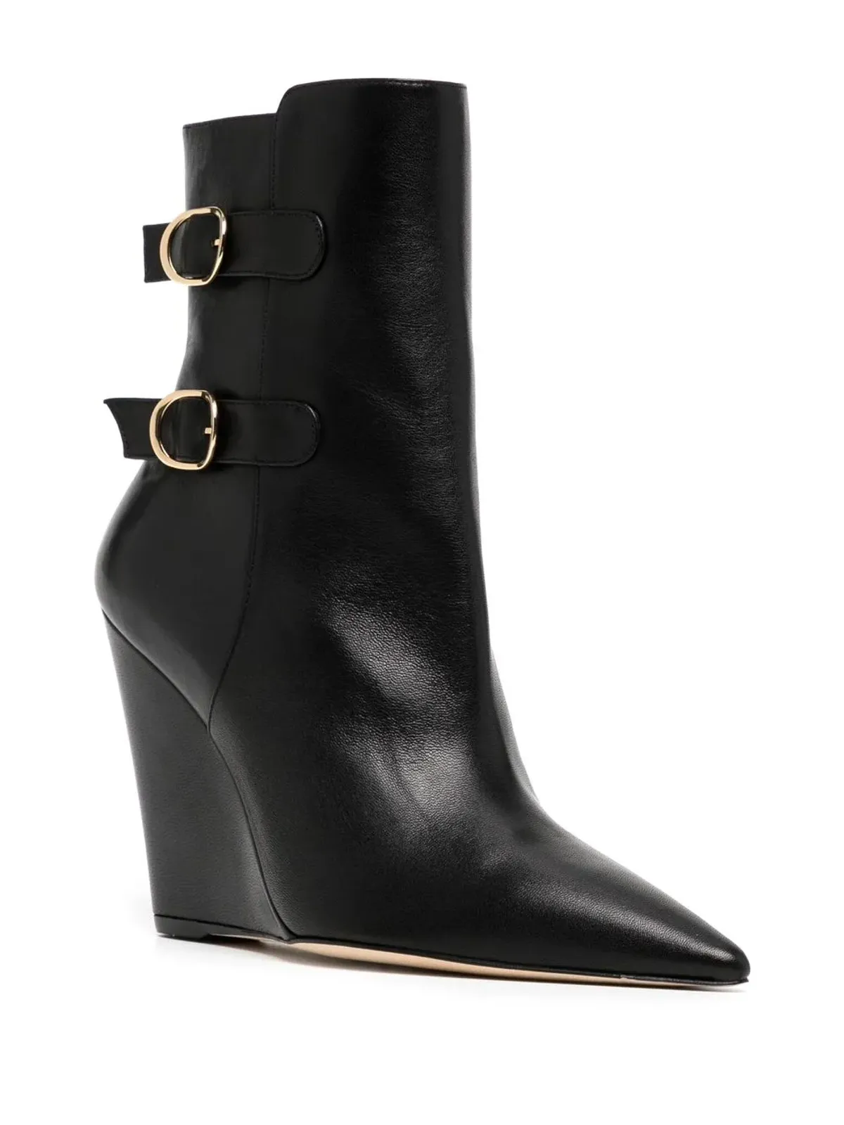 Stuart Weitzman ポインテッドトゥ ウェッジブーツ - 画像2