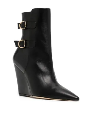 Stuart Weitzman ポインテッドトゥ ウェッジブーツ - サムネイル2