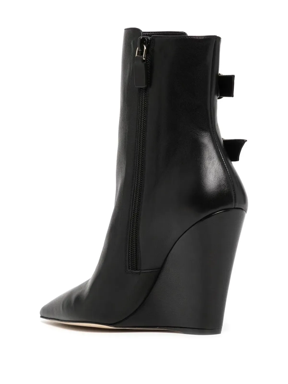 Stuart Weitzman ポインテッドトゥ ウェッジブーツ - 画像3