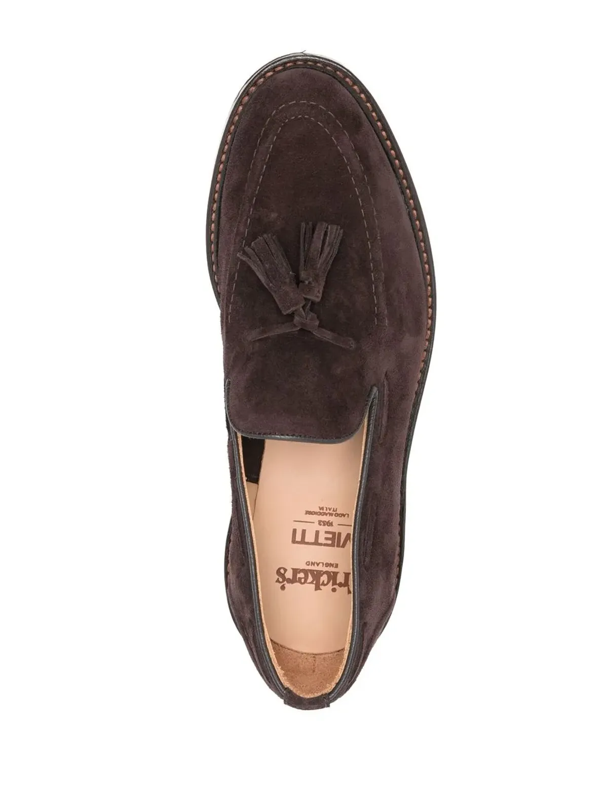 Tricker's エルトン スエード ローファー - ブラウン - 画像4