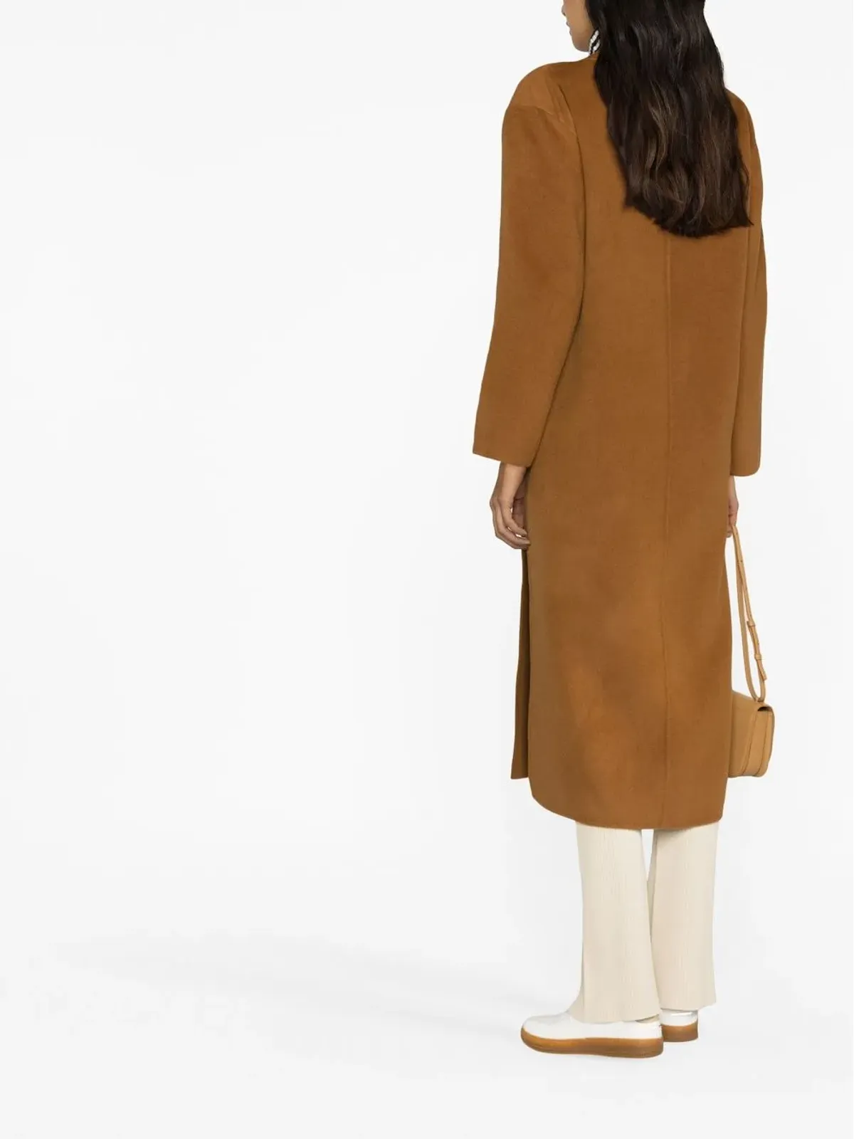 By Malene Birger ノッチド・ラペル ボタン留め コート（ブラウン） - 画像3