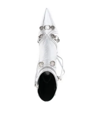 Balenciaga Cagole 90mm メタリック アンクルブーツ - サムネイル4