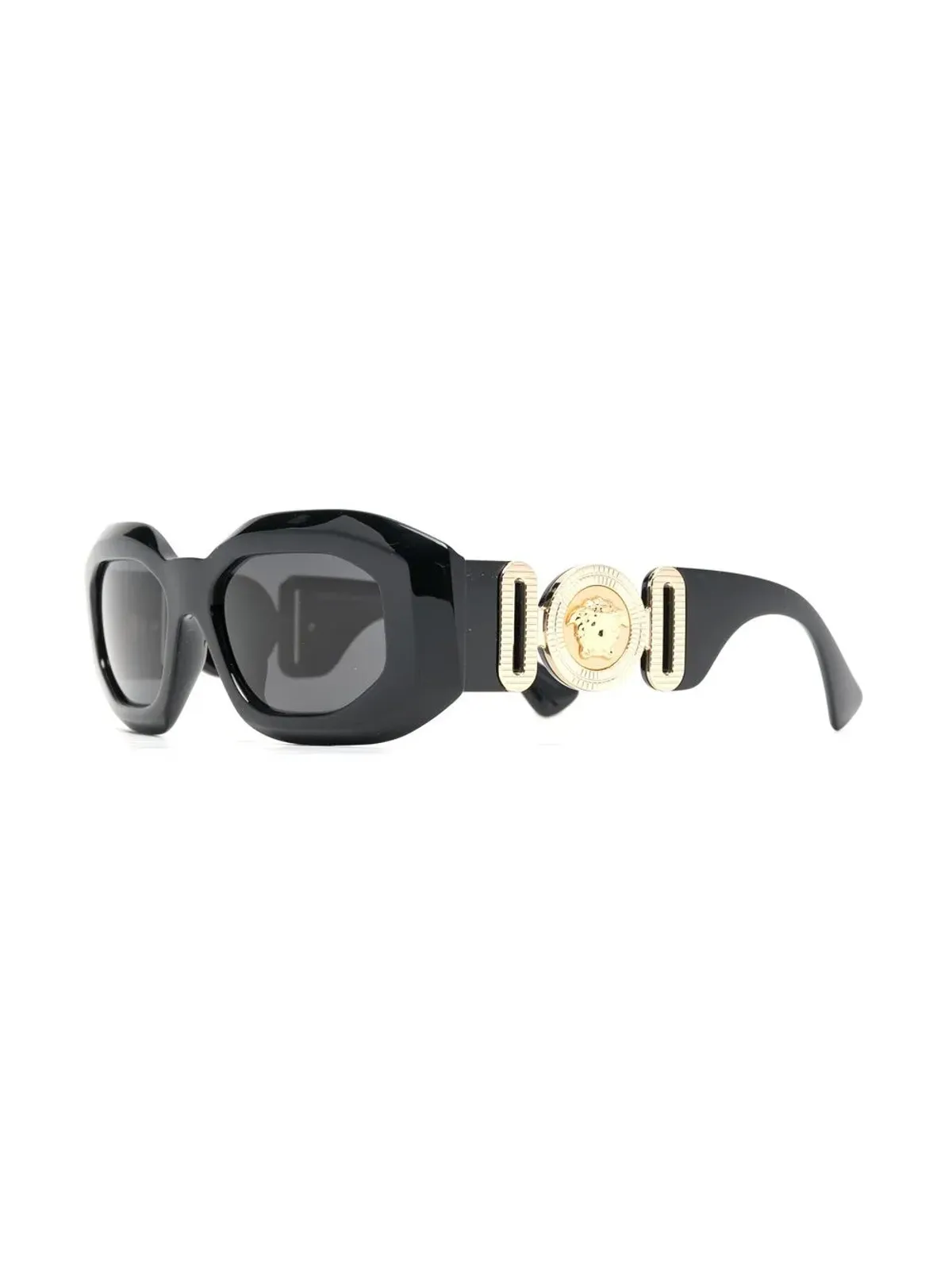 Versace Eyewear メデューサ ヘッド・ディテール オーバーサイズフレーム サングラス - 画像2