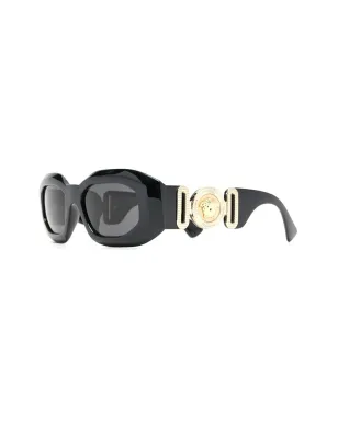 Versace Eyewear メデューサ ヘッド・ディテール オーバーサイズフレーム サングラス - サムネイル2