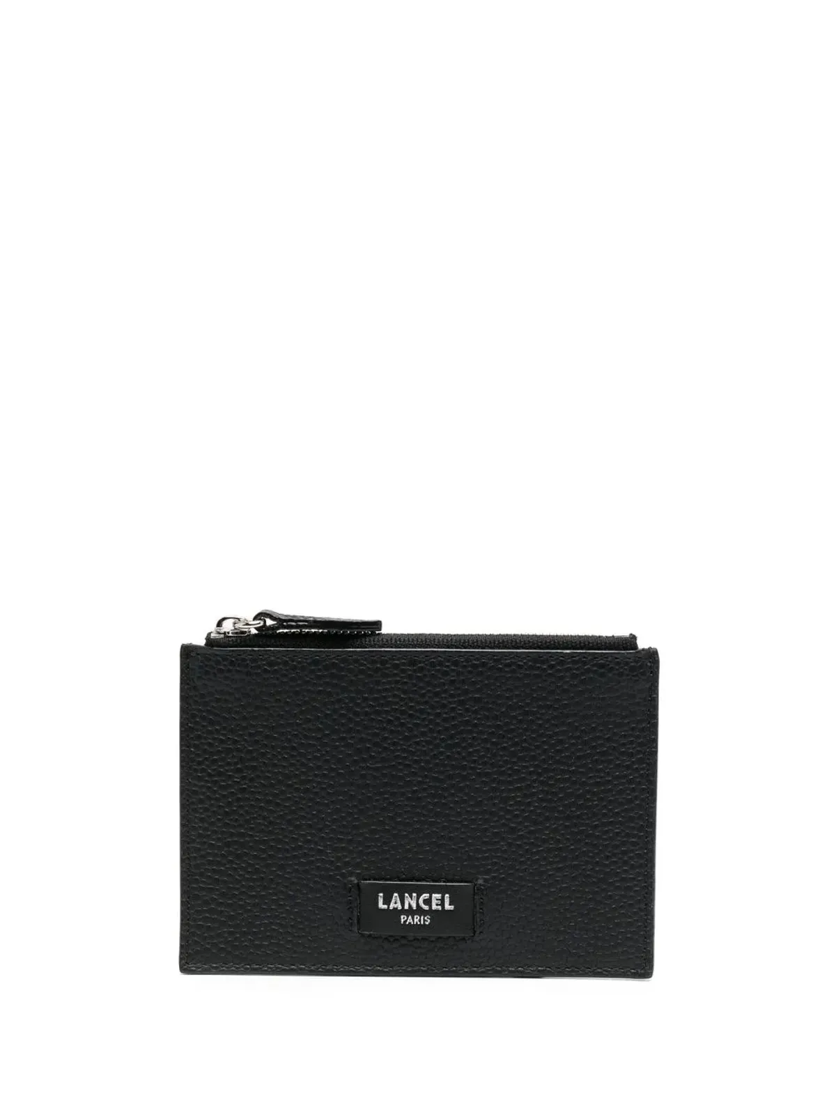 Lancel ロゴ入り レザー カードホルダー（ブラック） - 画像1
