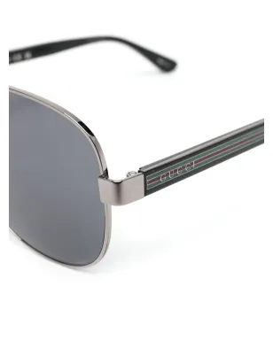 Gucci Eyewear ラウンドフレームサングラス - サムネイル3