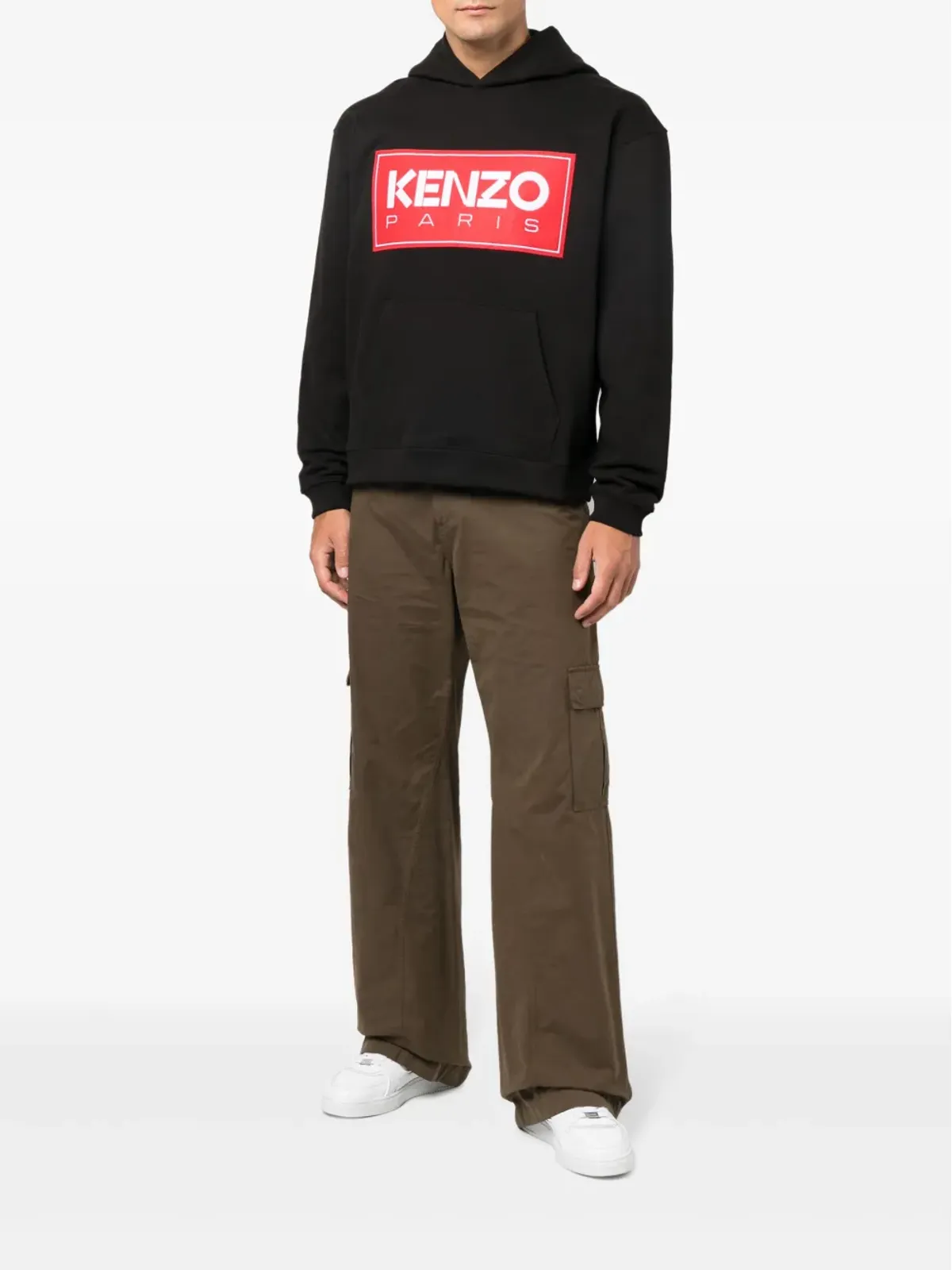 Kenzo ロゴプリント ディテール フーディ - 画像2