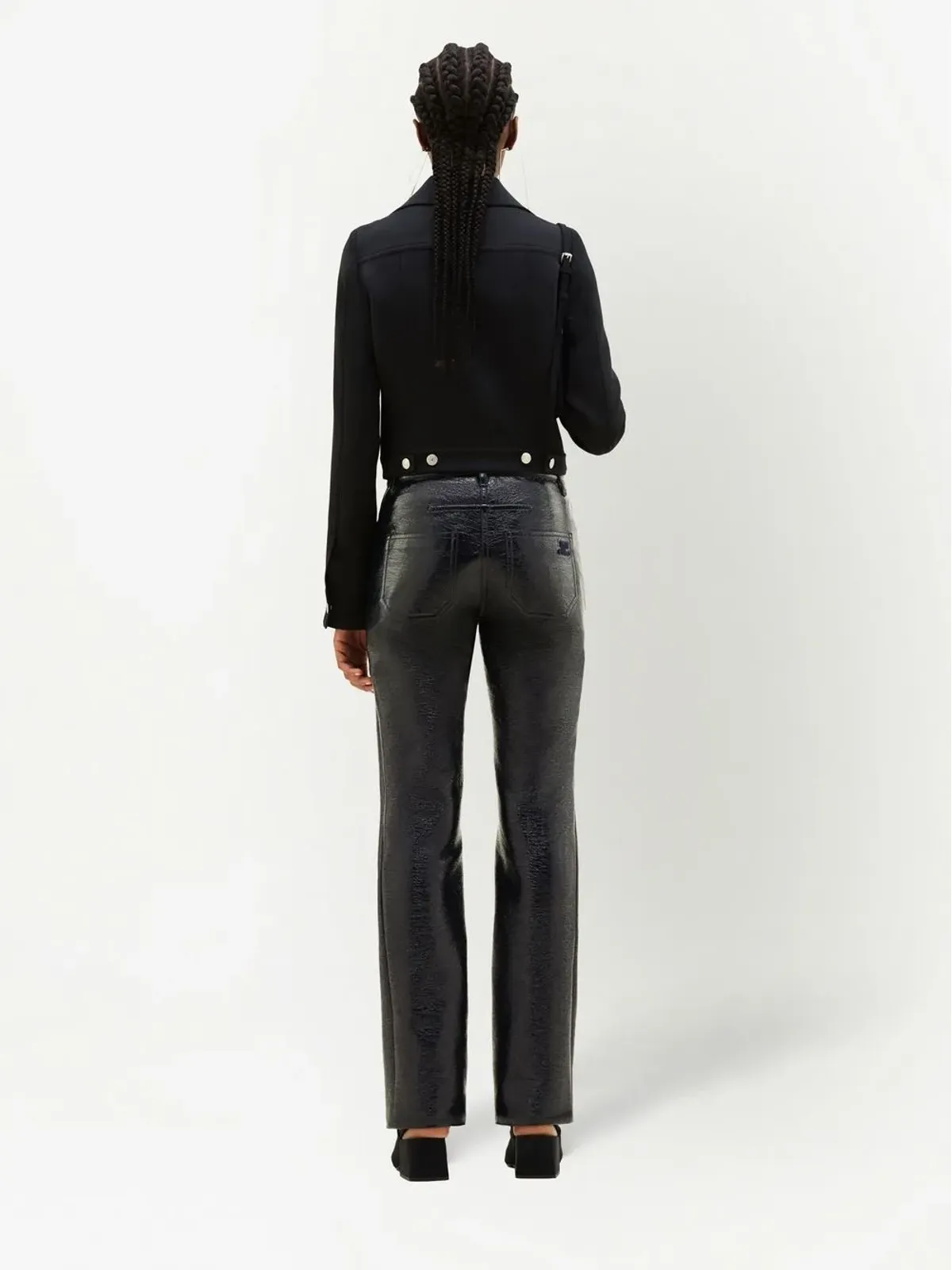 Courrèges リディション ヴァイナル ストレートレッグパンツ - 画像4