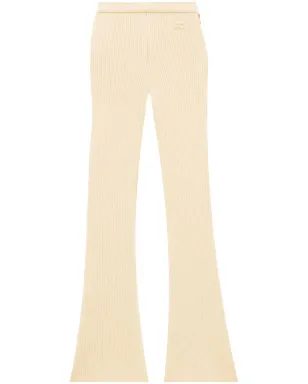 Courrèges リブ編みフレアパンツ - サムネイル1