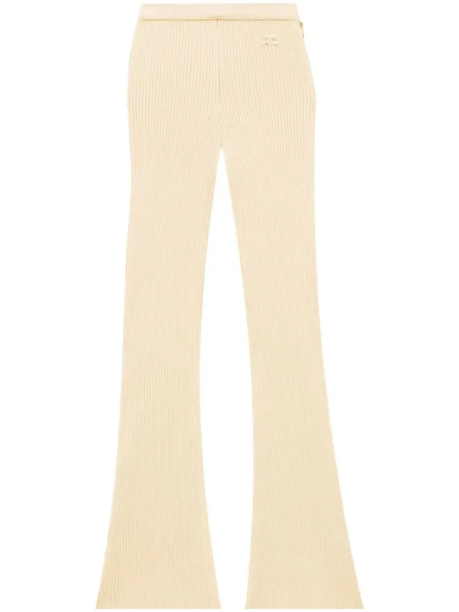 Courrèges Courrèges リブ編みフレアパンツの商品画像