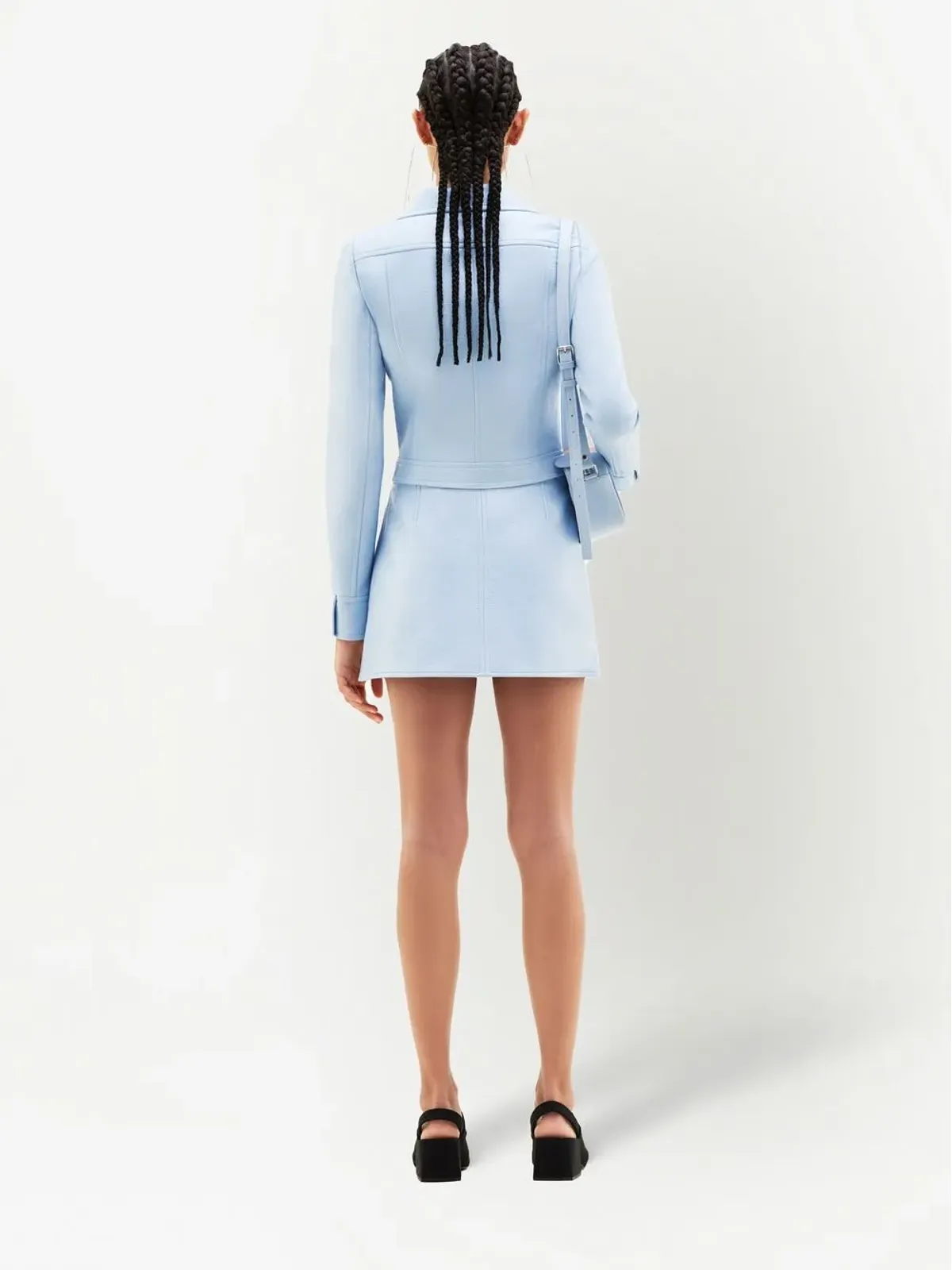 Courrèges 胸ロゴパッチ シャツジャケット - 画像4