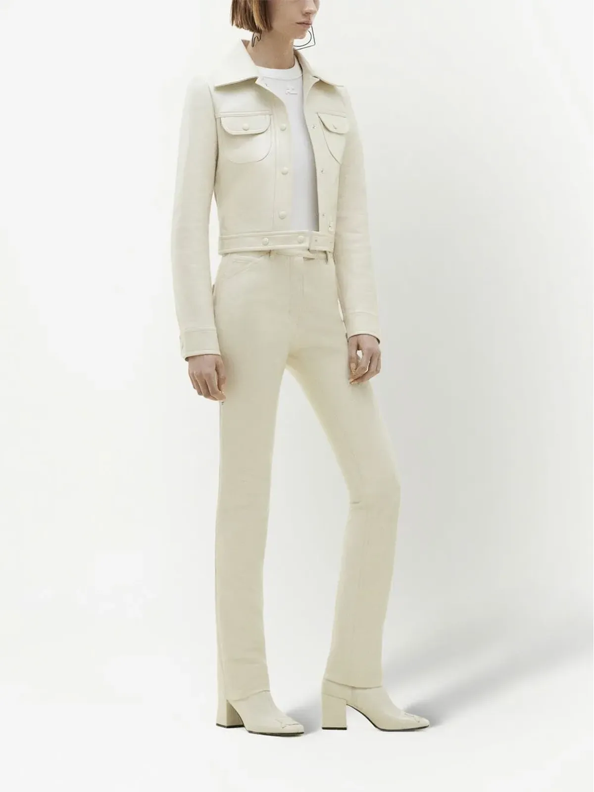 Courrèges Reedition ファイブポケットパンツ - 画像3