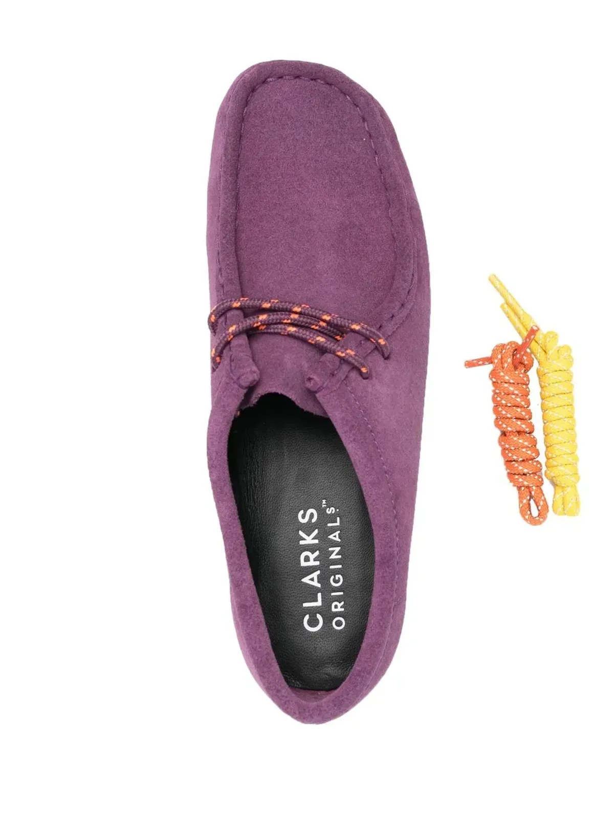 Clarks Originals カラーブロック レースアップ ローファー - 画像4