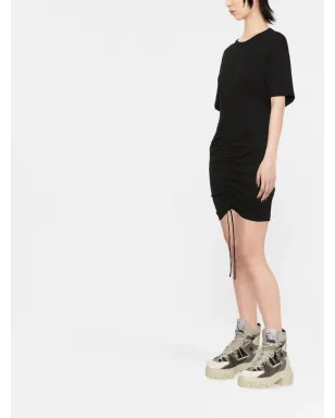 MSGM カットアウトの寄せギャザーTシャツドレス - サムネイル3