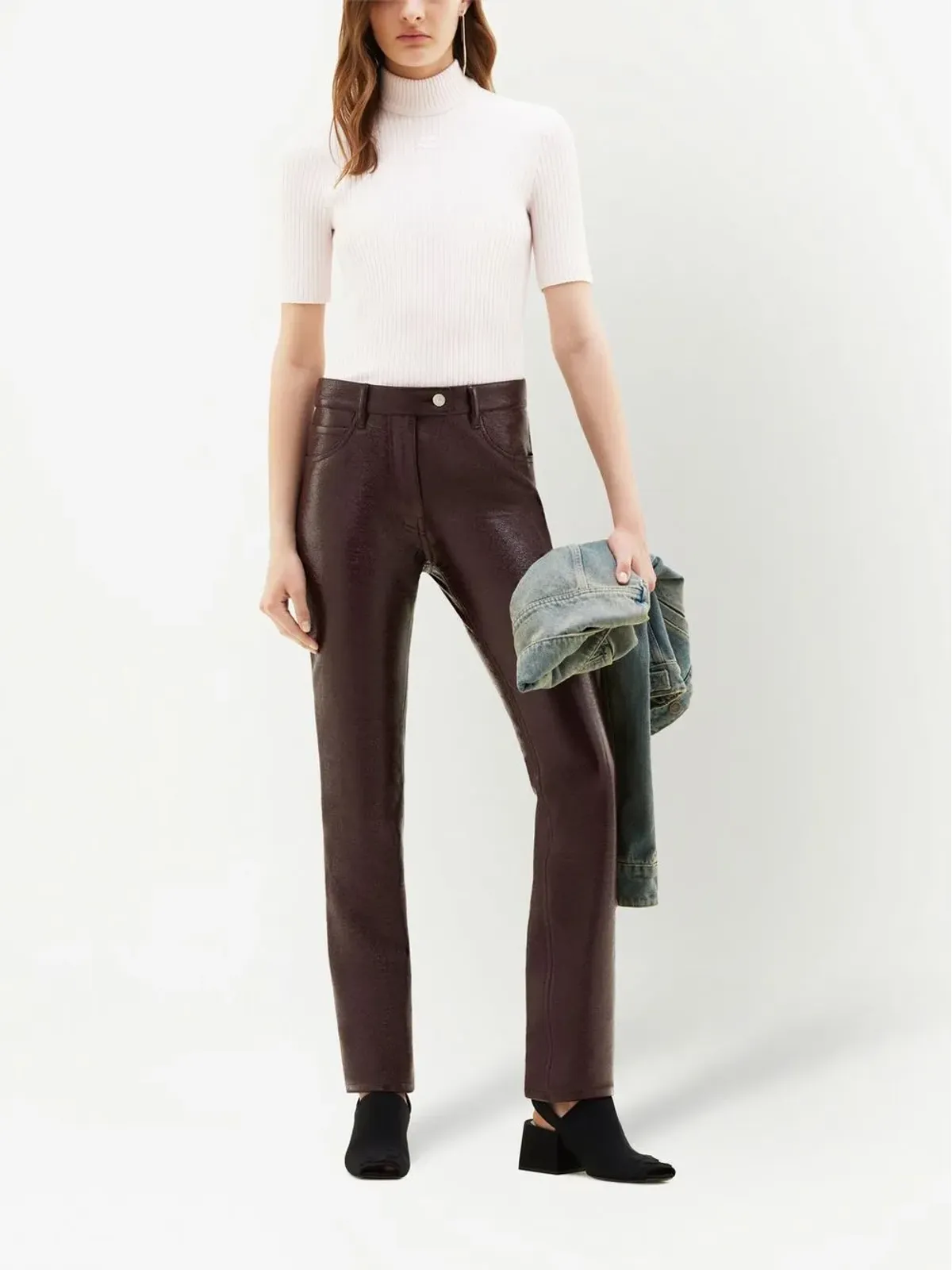 Courrèges Re-Edition ビニールパンツ - 画像2