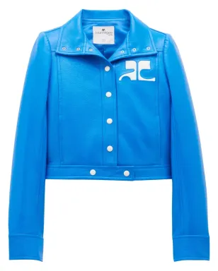 Courrèges Re-Edition ビニールジャケット - Blue - サムネイル1
