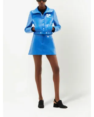 Courrèges Re-Edition ビニールジャケット - Blue - サムネイル2
