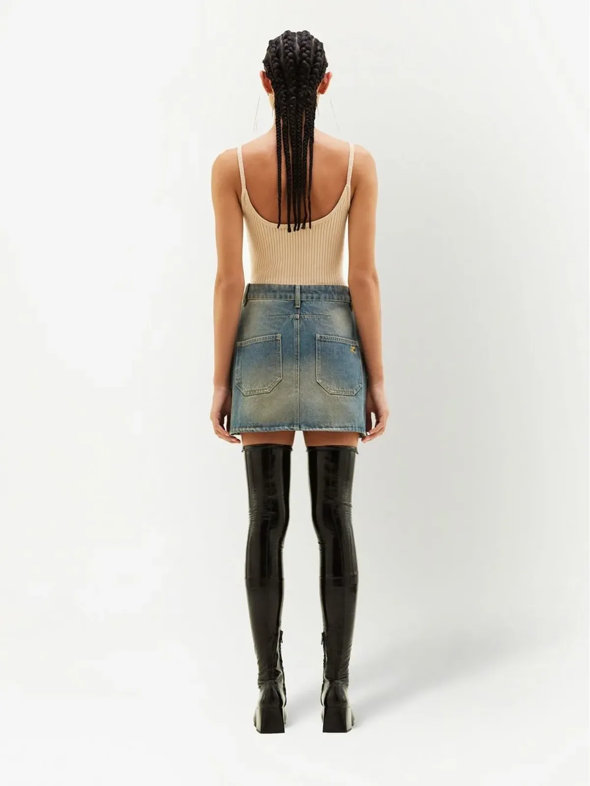Courrèges Reedition リブ編みタンクトップ - 画像3