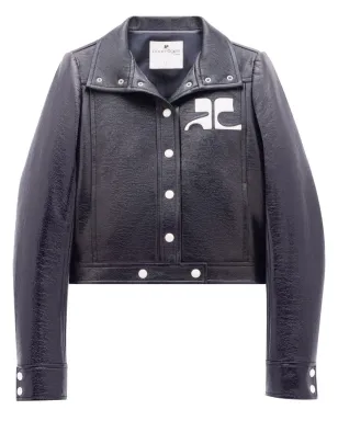 Courrèges ビニール ロゴパッチ ジャケット - サムネイル1