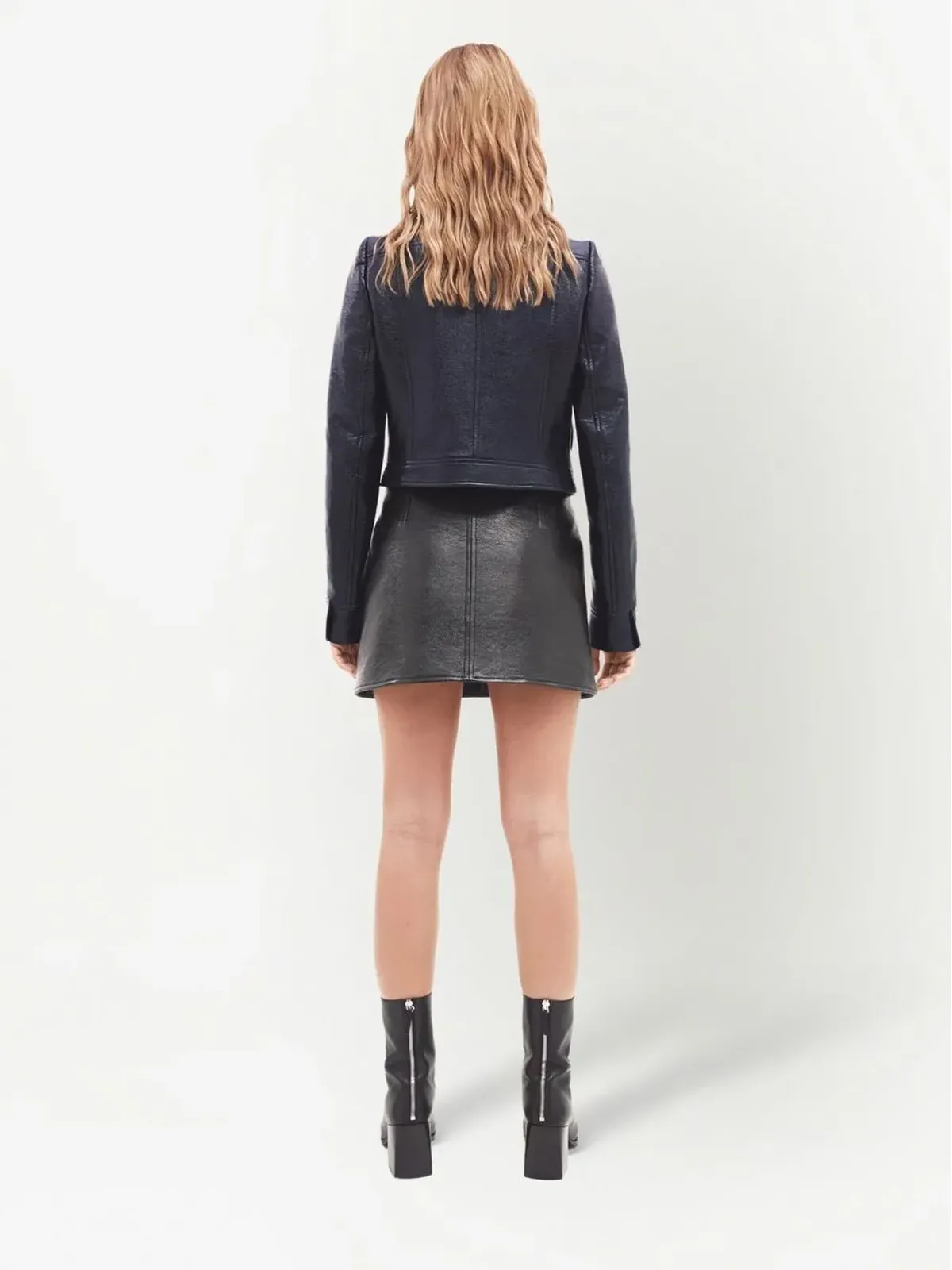Courrèges ビニール ロゴパッチ ジャケット - 画像4
