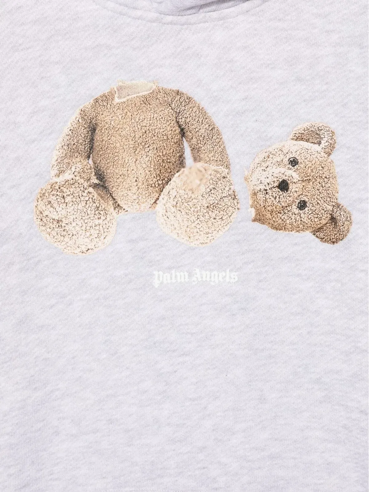 Palm Angels Kids ベアモチーフのコットンフーディー - 画像3