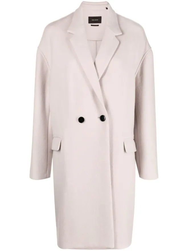 Isabel Marant ISABEL MARANT ダブルブレスト ミディコートの商品画像