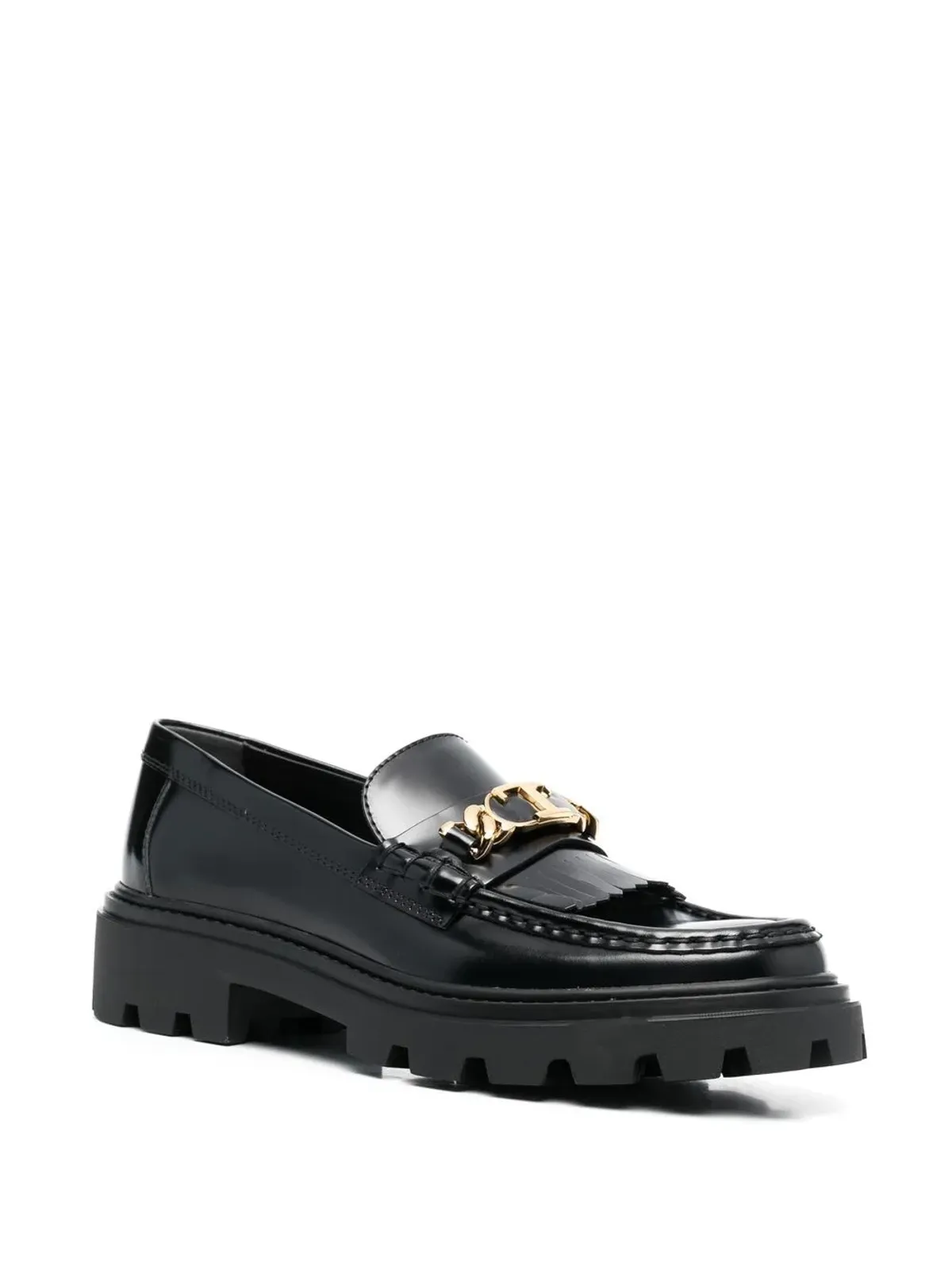 Tod's フリンジ付きレザー ローファー - 画像2