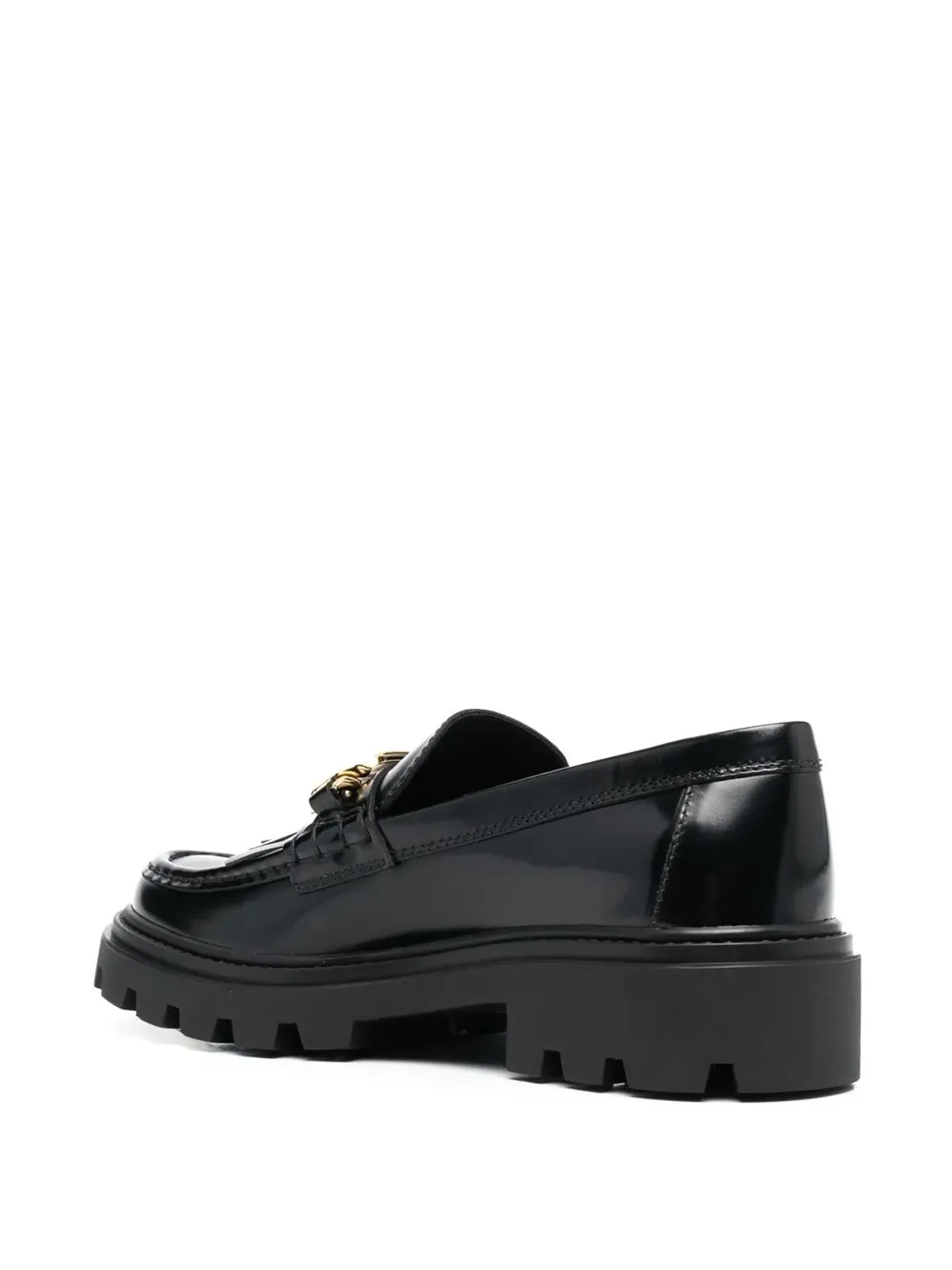 Tod's フリンジ付きレザー ローファー - 画像3