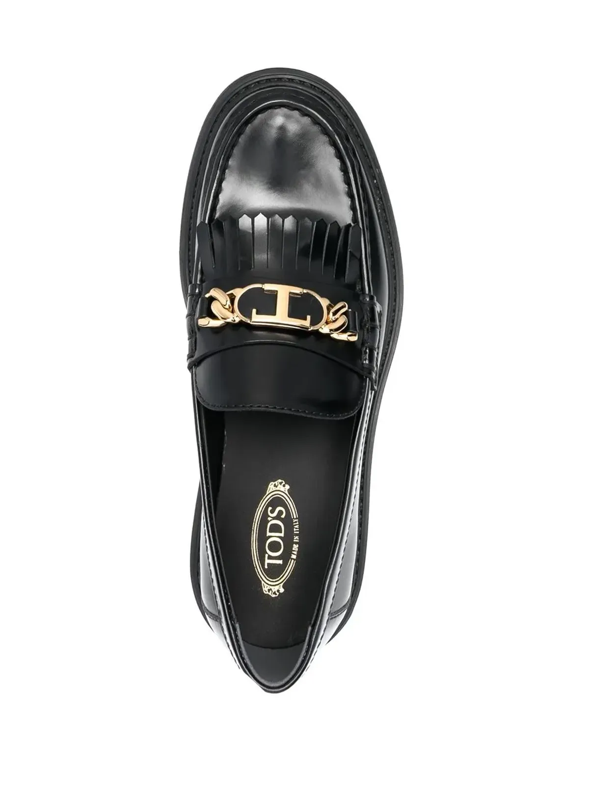 Tod's フリンジ付きレザー ローファー - 画像4