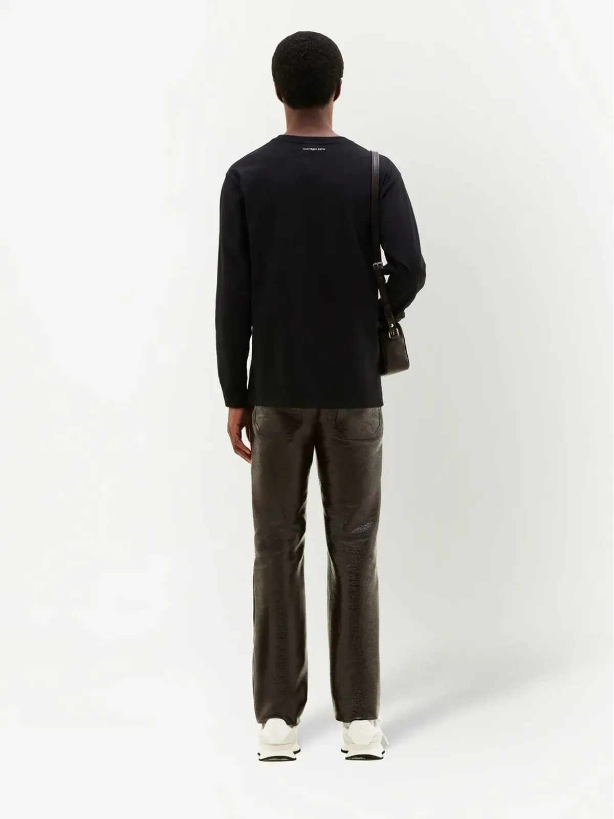 Courrèges リエディション フェイクレザー ストレートパンツ - 画像4
