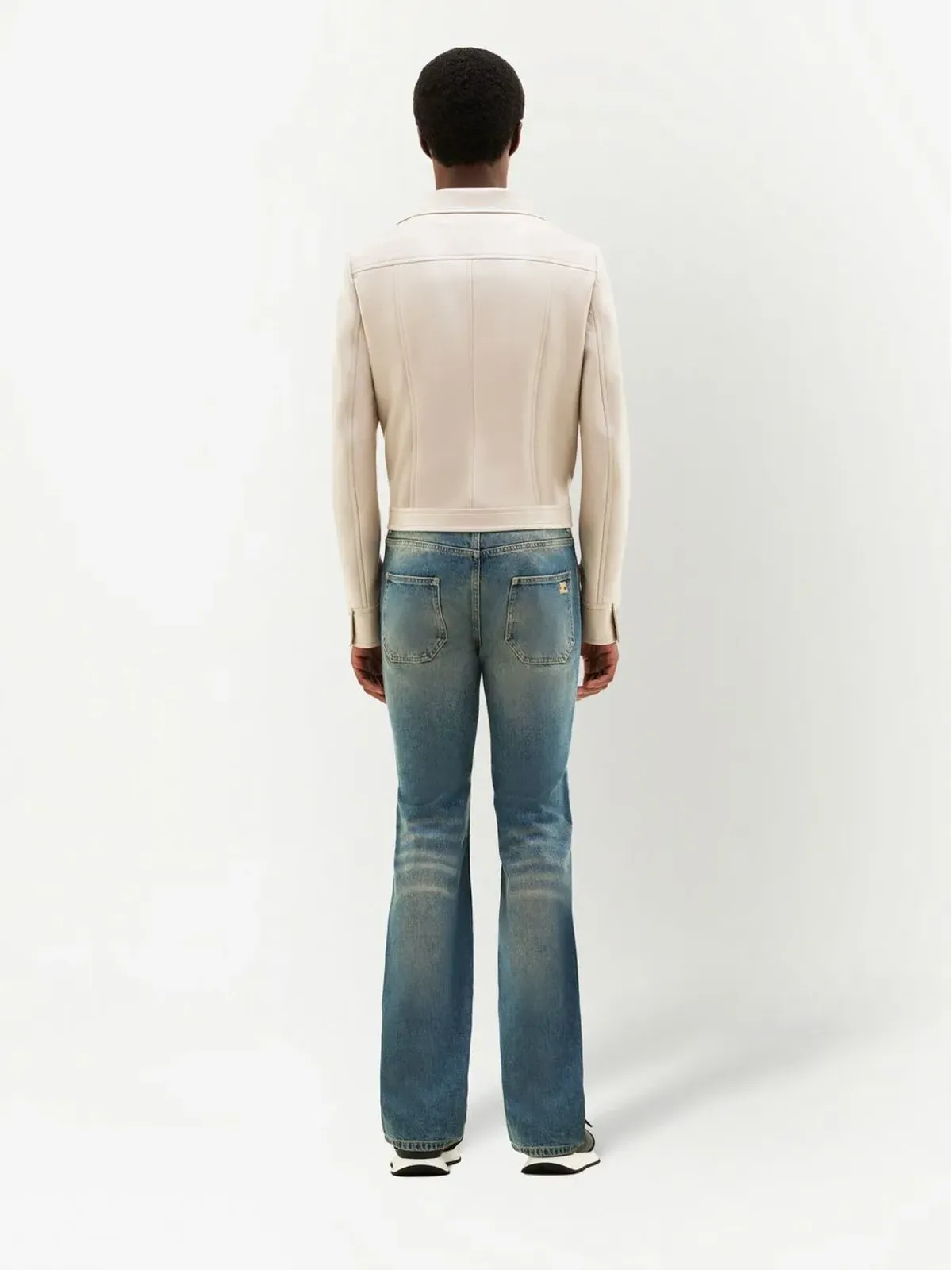 Courrèges チェストロゴパッチ シャツジャケット - 画像4
