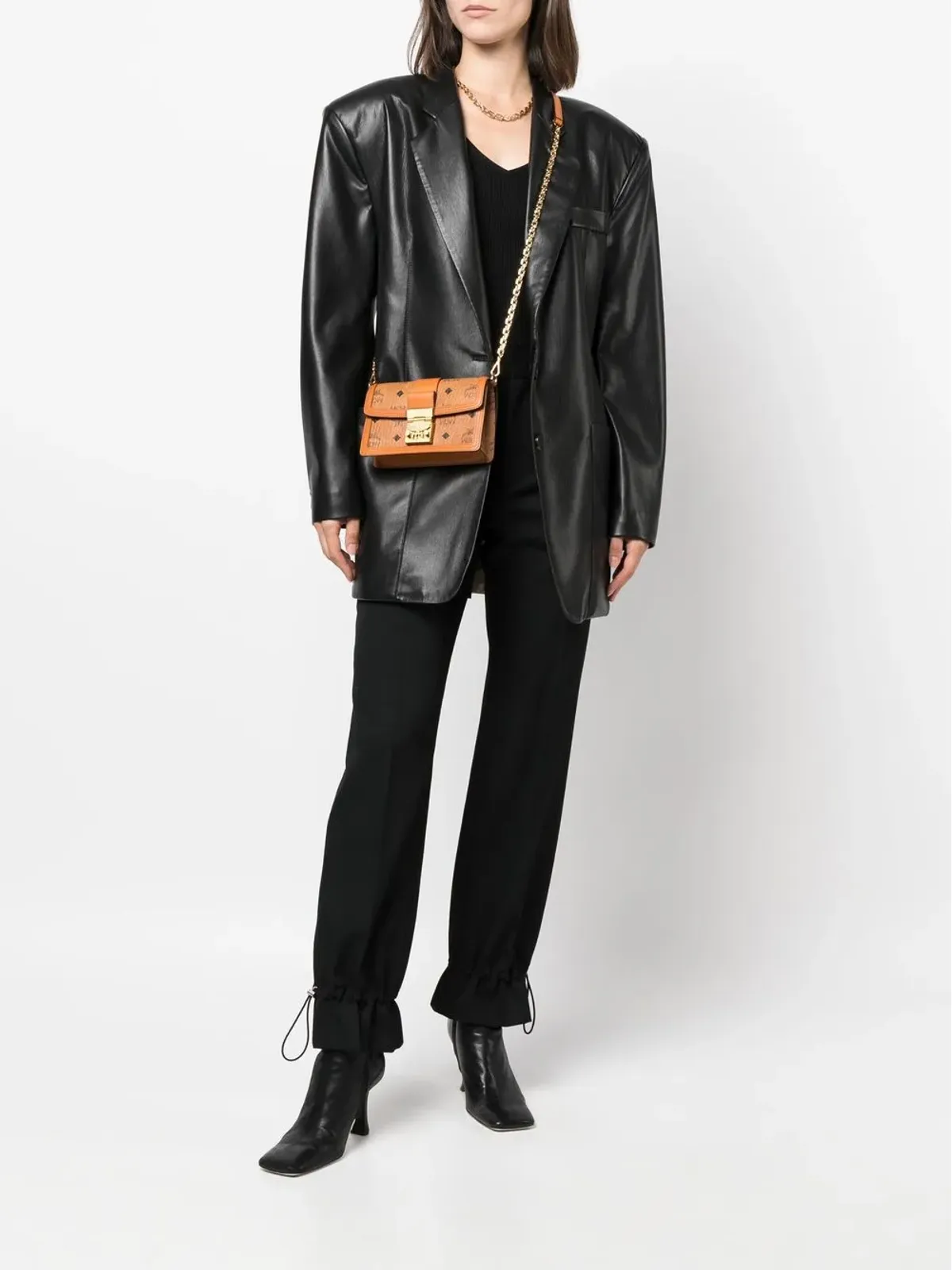MCM トレーシー ロゴモノグラム クロスボディバッグ - 画像2