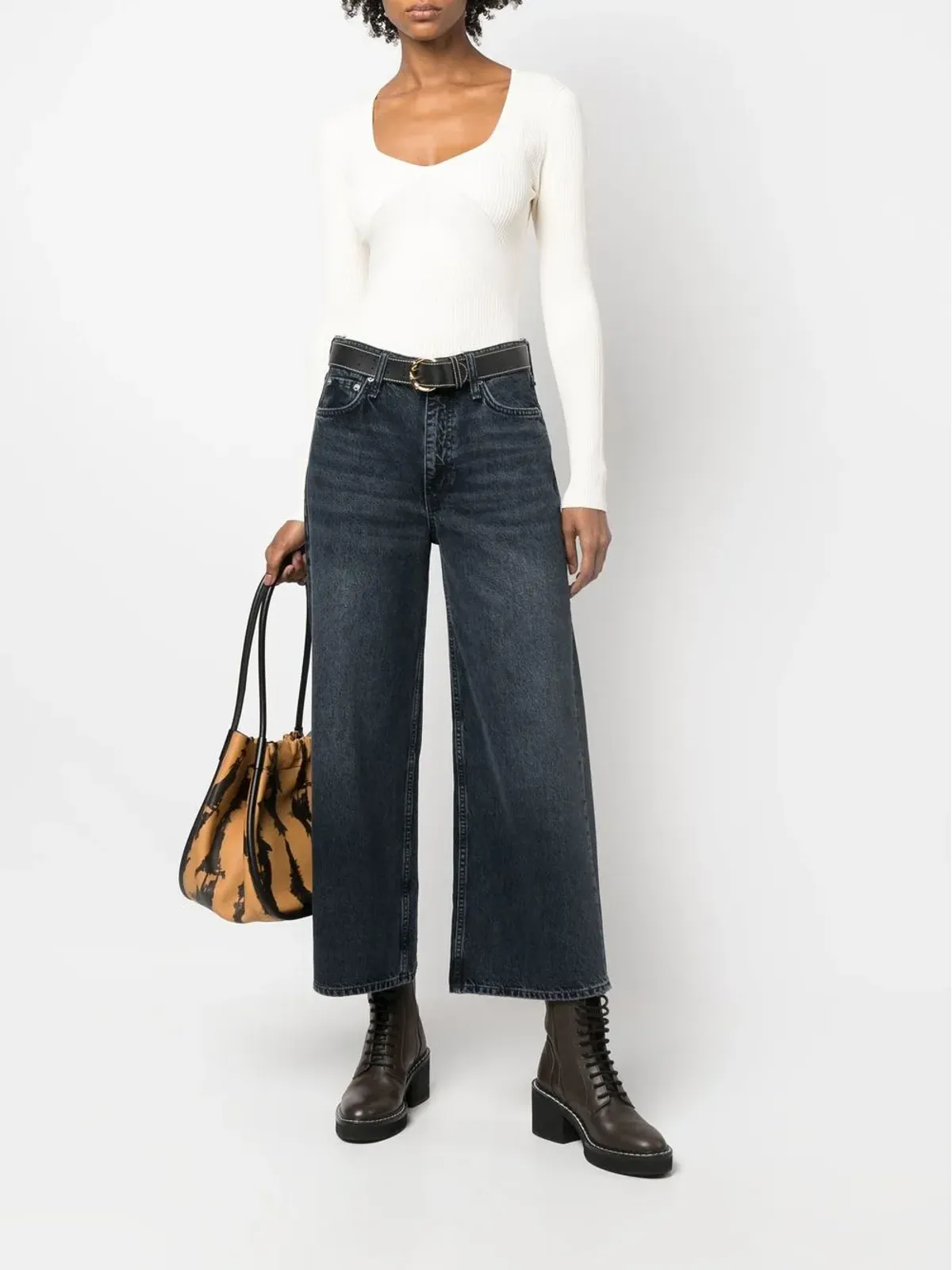 rag & bone Uネック長袖トップス - 画像2