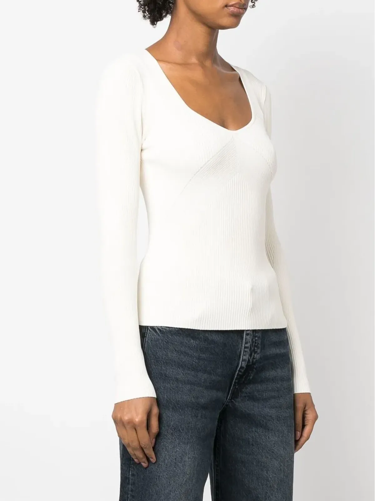 rag & bone Uネック長袖トップス - 画像3
