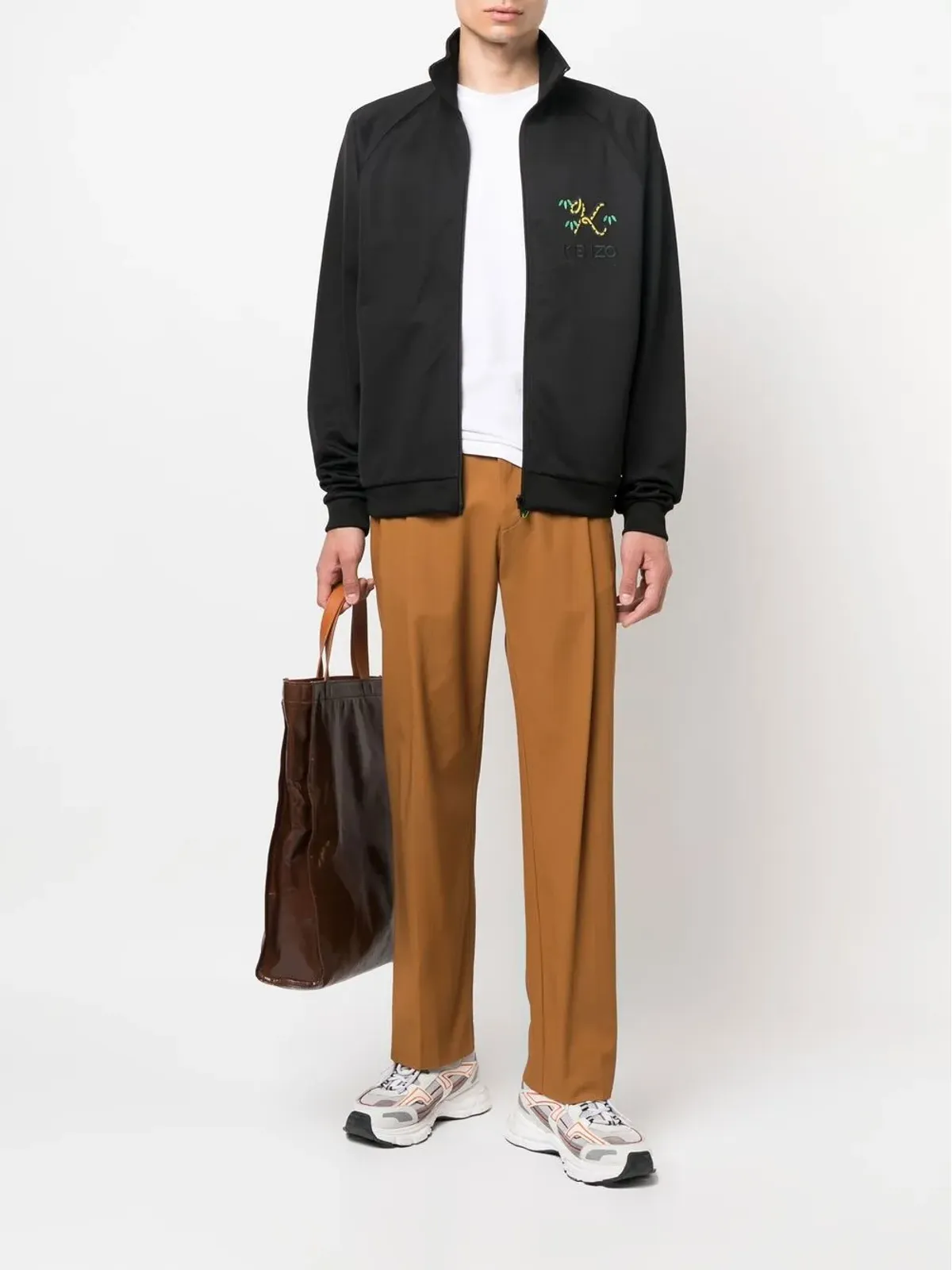Kenzo ロゴ入りジップジャケット - 画像2