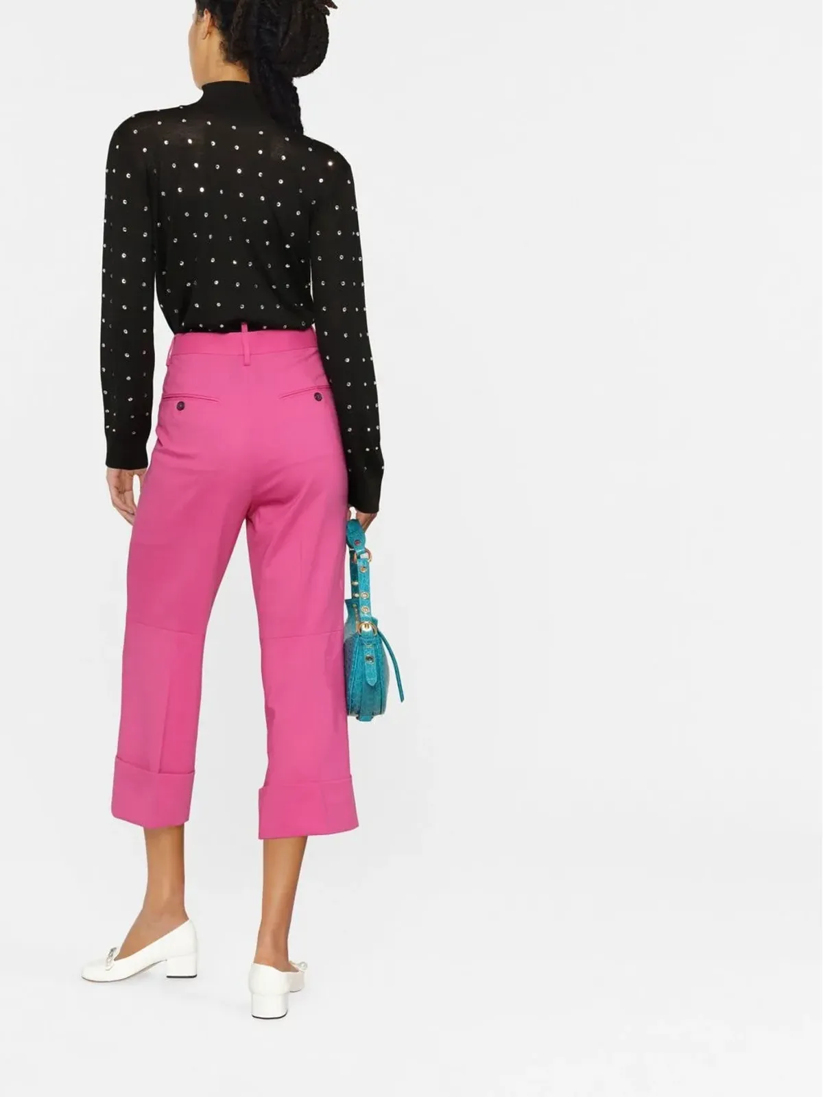 DSQUARED2 クロップド テーラードパンツ - 画像3