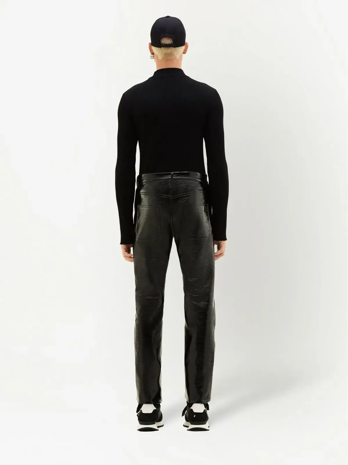 Courrèges ロゴパッチ付きリブニットジャンパー - 画像4